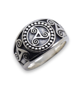 bague triskel femme