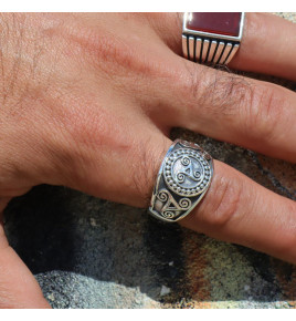 bague triskel breton