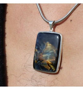 pendentif pietersite homme