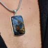 pendentif pietersite homme argent