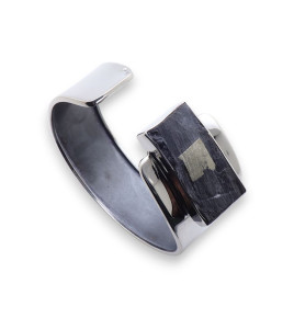manchette pyrite argent
