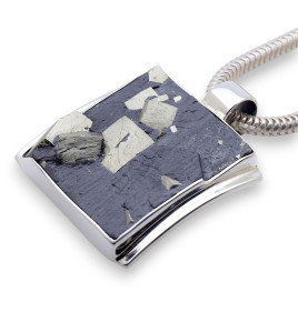 pendentif pyrite ardoise