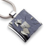 pendentif ardoise et pyrite naturelle