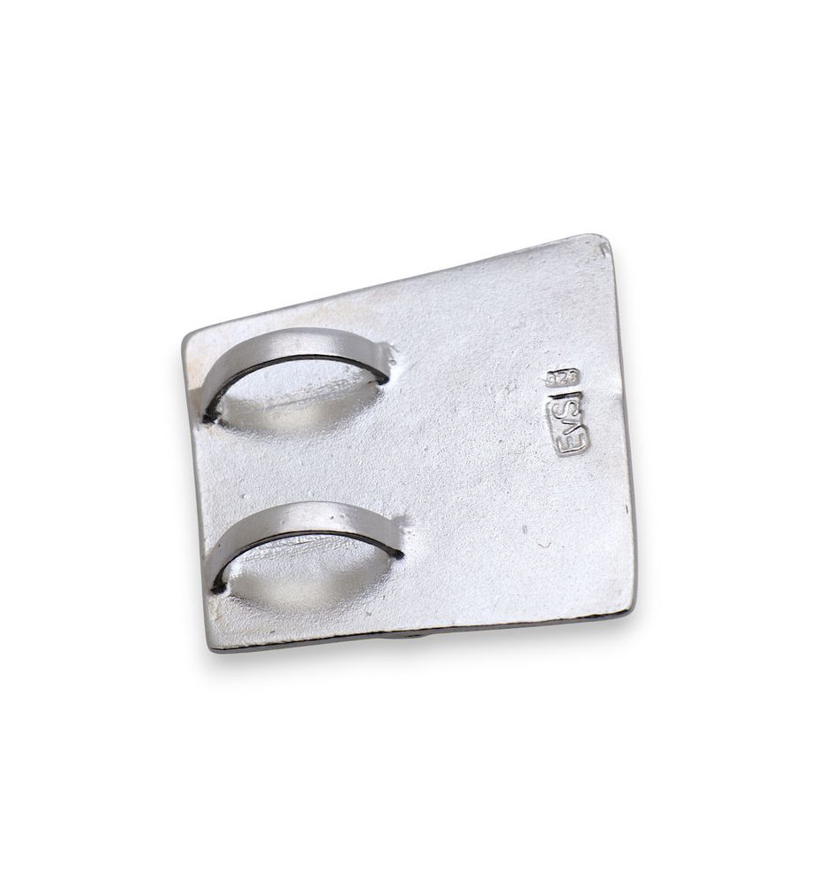 diamant noir pendentif argent