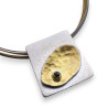 bijou argent diamant