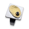 bague createur argent diamant