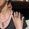 parure bijoux argent de createur