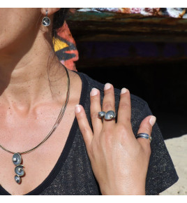 parure bijoux argent vieilli