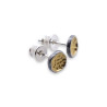 boucles d'oreilles puces argent