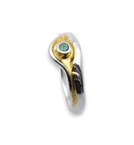bague emeraude argent 925