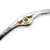 bracelet emeraude argent