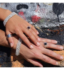 bracelet argent femme