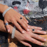 bracelet argent femme