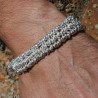 bracelet en argent pour homme