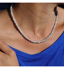 collier perles argent 925