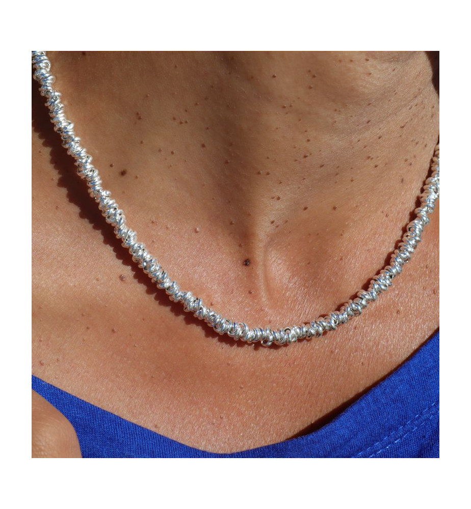 collier en argent pour femme