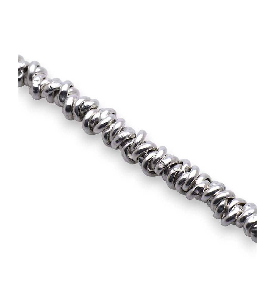 collier argent femme