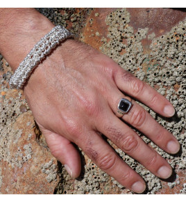 bague ambre homme