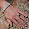 bague ambre homme