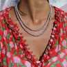 collier avec perles argent 925