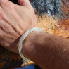 jonc argent mat homme