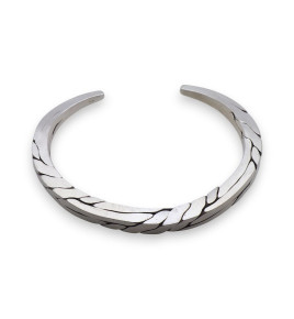 jonc argent homme