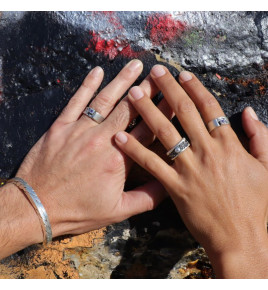 bague tanzanite argent haut de gamme femme homme
