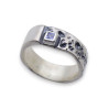 bague tanzanite homme
