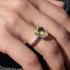 bague marcassite et argent