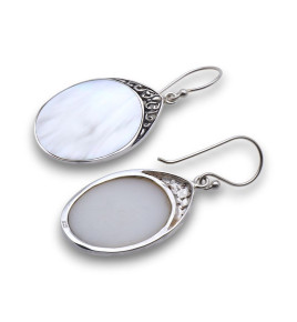 boucles d oreille nacre