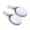 boucles pendantes nacre