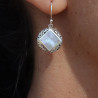nacre boucles d oreilles