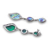 boucles d oreilles nacre abalone