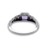 fine bague amethyste argent