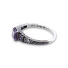 améthyste bague argent