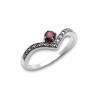 bague grenat femme