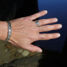 saphir bague homme