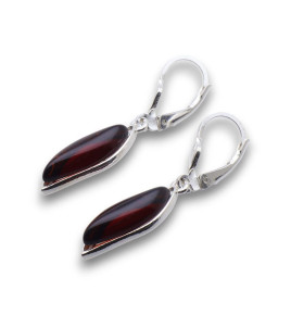 boucle d'oreille ambre