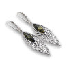 boucle d'oreille ambre