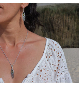 bijoux ambre vert