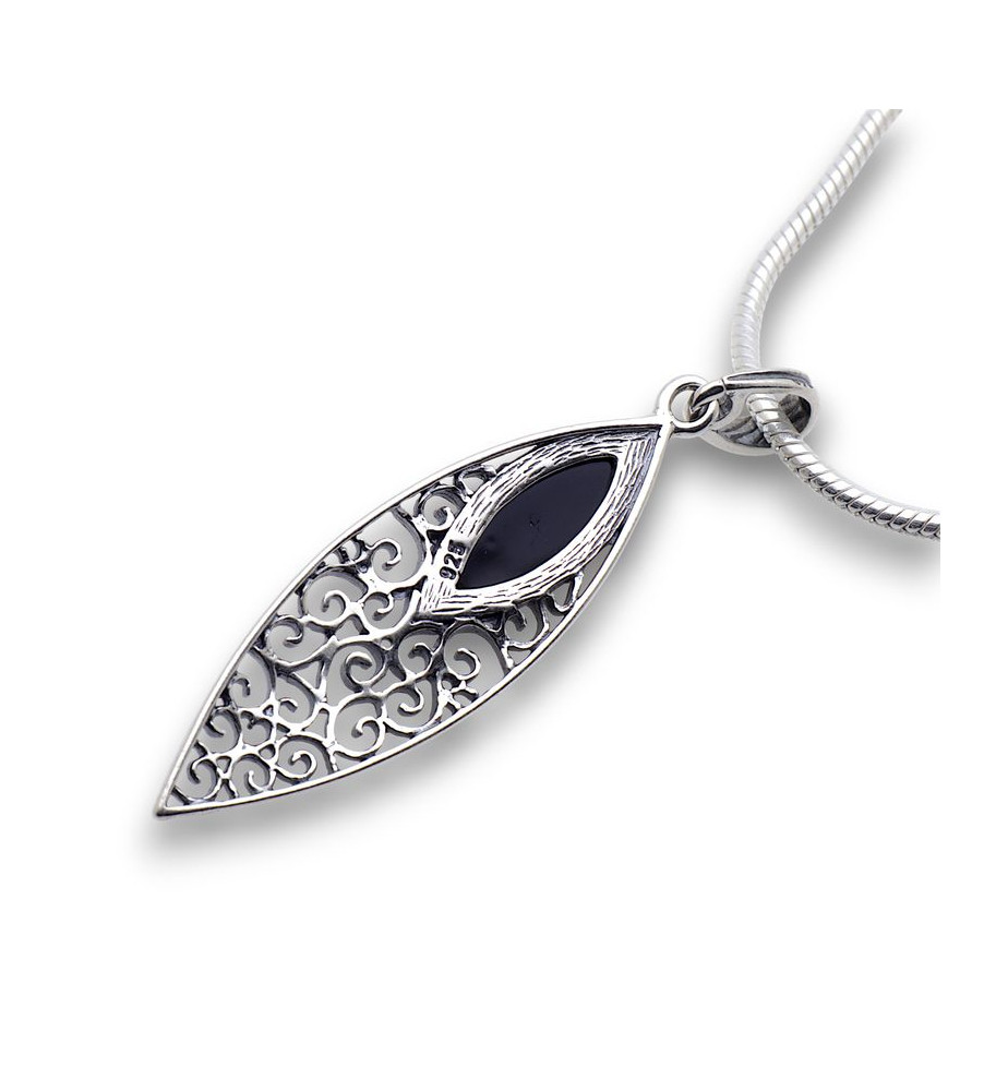 pendentif ambre femme