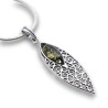 pendentif ambre verte