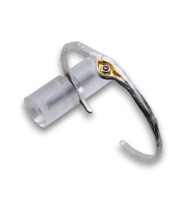 bracelet argent diamant noir