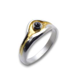 diamant noir bague