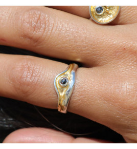 bague argent 925 diamant