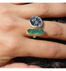 bague uvarovite de créateur bague uvarovite de créateur