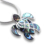 pendentif tortue argent