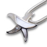 pendentif étoile de mer argent