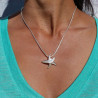 pendentif étoile de mer nacre blanche