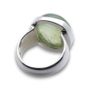 bague préhnite argent